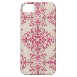 title_seo2 Chic rosa y patrón de damasco floral blanco apagad