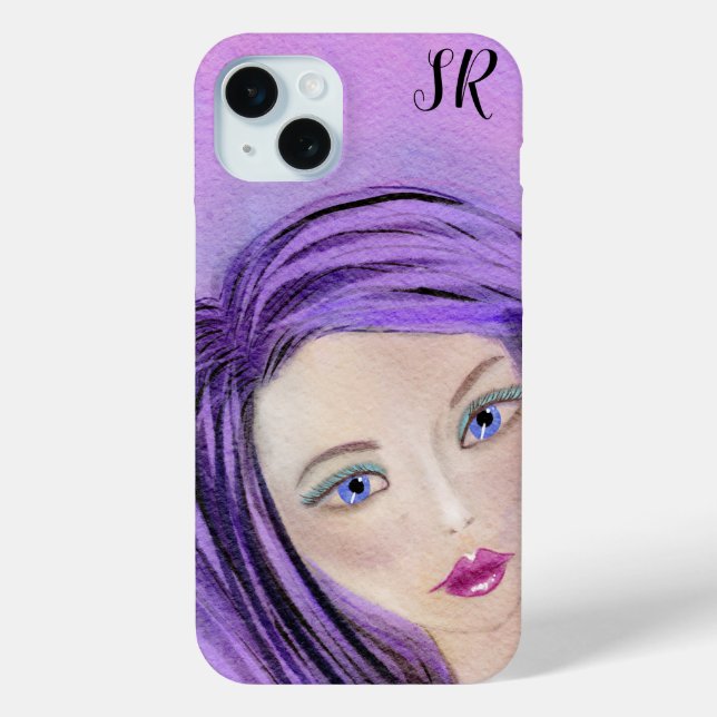 Funda De Case-Mate Para iPhone Chica abstracto personalizado (Reverso )