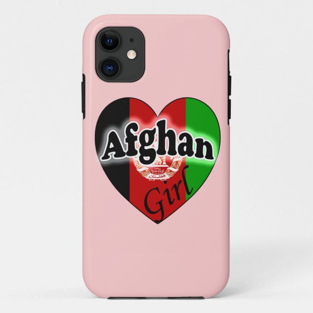 Funda De Case-Mate Para iPhone Chica afgano (Reverso)