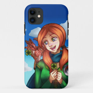 Funda Para iPhone 11 Chica afortunado