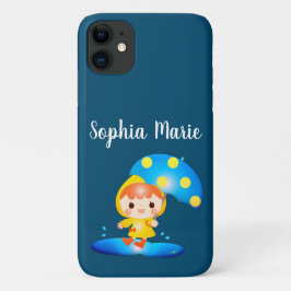 Funda Para iPhone 11 Chica bailando bajo la lluvia