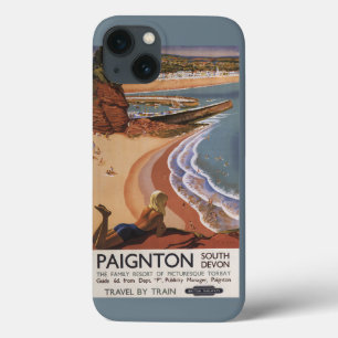 Funda Para iPhone 13 Chica británico de los ferrocarriles que mira