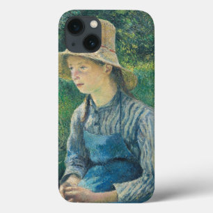 title_seo2 Chica campesino de Camille Pissarro el con un
