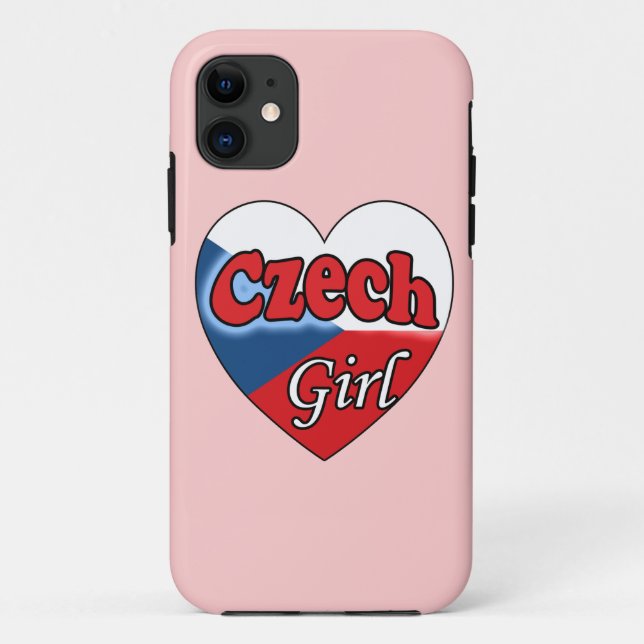 Funda De Case-Mate Para iPhone Chica checo (Reverso)
