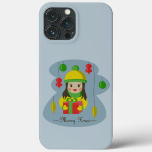 Funda Para iPhone 13 Pro Max Chica con caja de regalo para Navidades