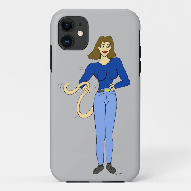 Funda De Case-Mate Para iPhone chica con cola (Reverso)