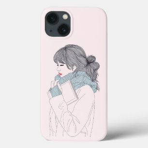 Funda Para iPhone 13 Chica con ilustracion gráfico fresco de la bufanda