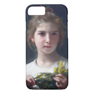 Funda Para iPhone 8/7 Chica con Mimosa, Bouguereau