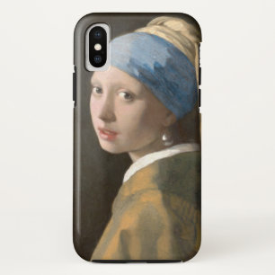 Funda Para iPhone X Chica con Pearl Earring