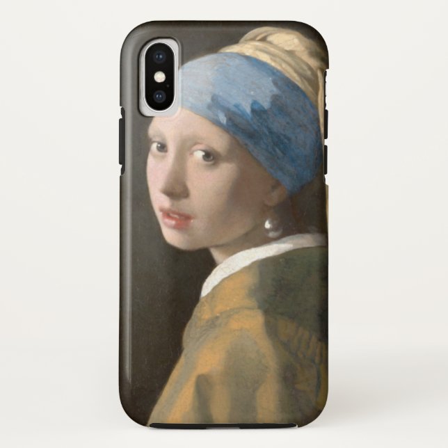 Funda De Case-Mate Para iPhone Chica con Pearl Earring (Reverso)