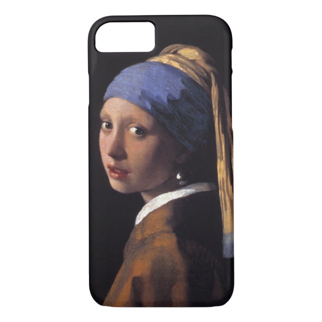 Funda De Case-Mate Para iPhone Chica con un pendiente de la perla (Reverso)