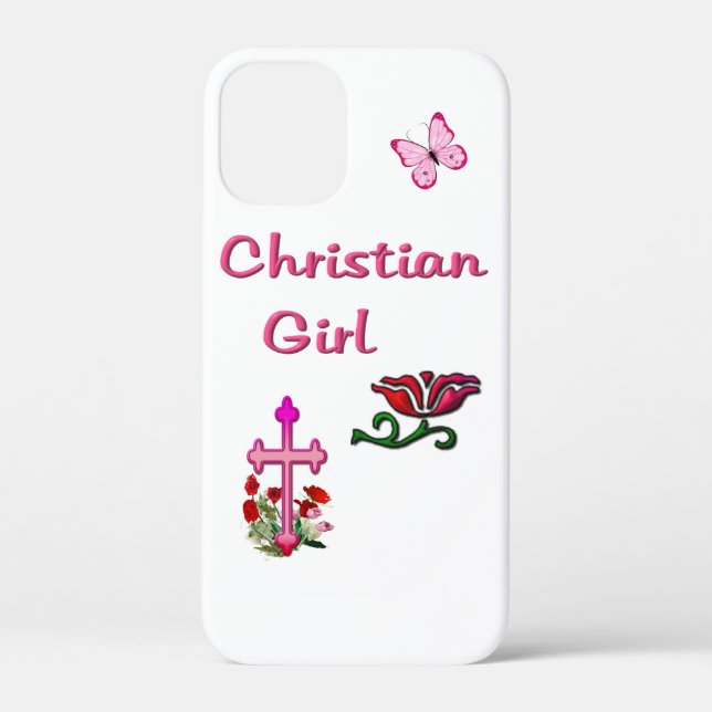 Funda De Case-Mate Para iPhone Chica cristiana (Reverso )
