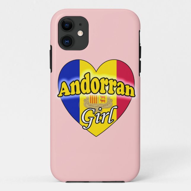 Funda De Case-Mate Para iPhone Chica de Andorra (Reverso)