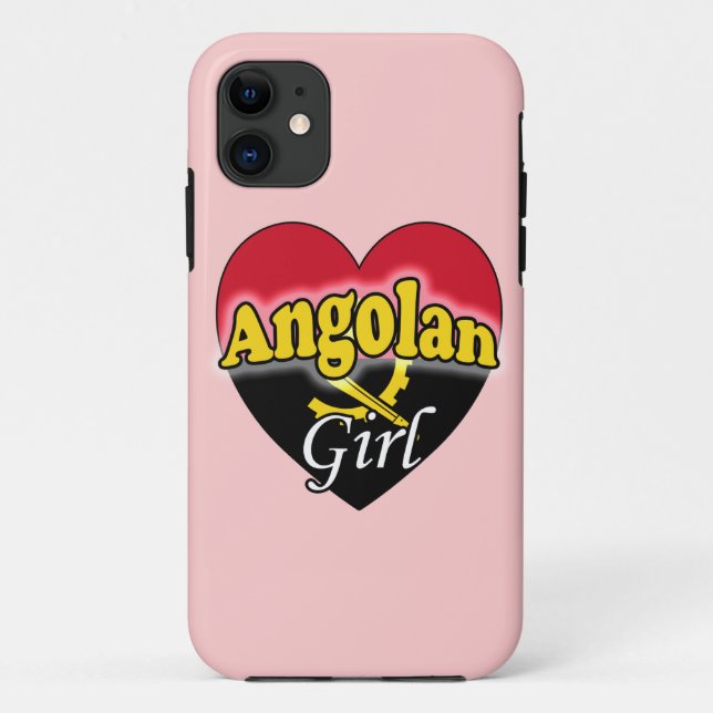 Funda De Case-Mate Para iPhone Chica de Angola (Reverso)