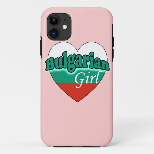 Funda De Case-Mate Para iPhone Chica de Bulgaria (Reverso)