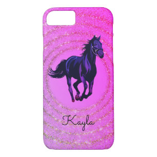 Funda Para iPhone 8/7 Chica de caballos