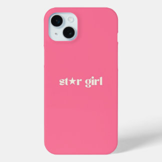 Funda Para iPhone 15 Mini Chica de estrella