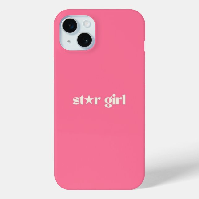 Funda De Case-Mate Para iPhone Chica de estrella (Reverso )