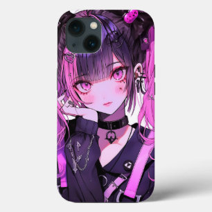 Funda Para iPhone 13 Chica de Gótico Cute Anime