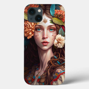 Funda Para iPhone 13 Chica de hadas Fantasy Art Funda-Mate iPhone Estuc