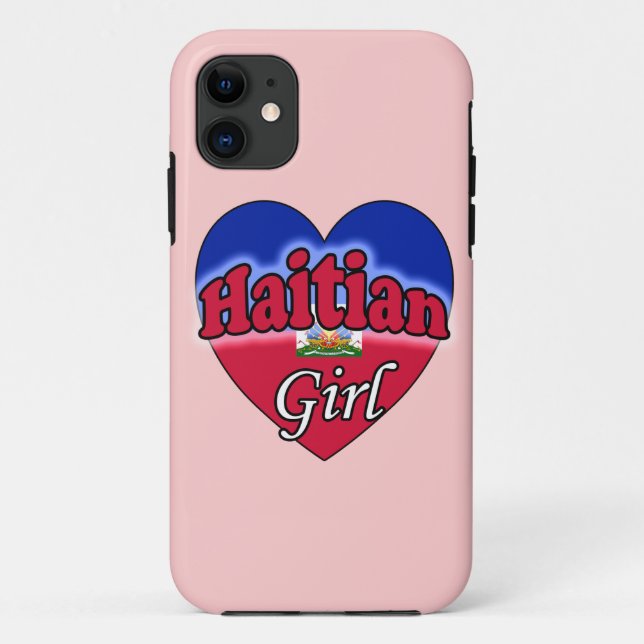 Funda De Case-Mate Para iPhone Chica de Haití (Reverso)