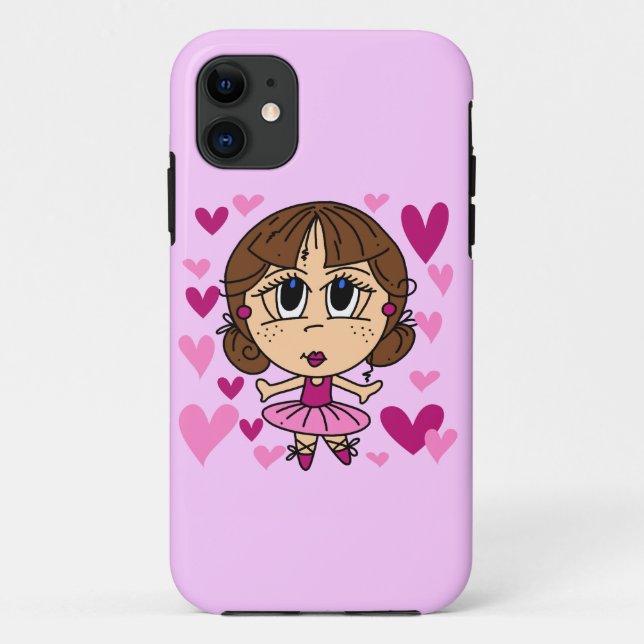 Funda De Case-Mate Para iPhone Chica de la bailarina (Reverso)