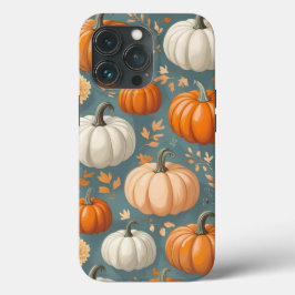 Funda Para iPhone 13 Pro Chica de la calabaza de la flor de otoño Mujeres