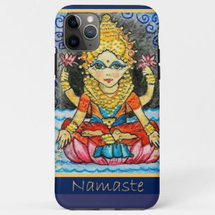 Funda Para iPhone 11 Pro Max Chica de la yoga de Namaste