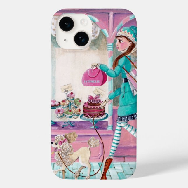 Funda De Case-Mate Para iPhone Chica de moda pastelería - Iphone 6 más funda (Reverso )