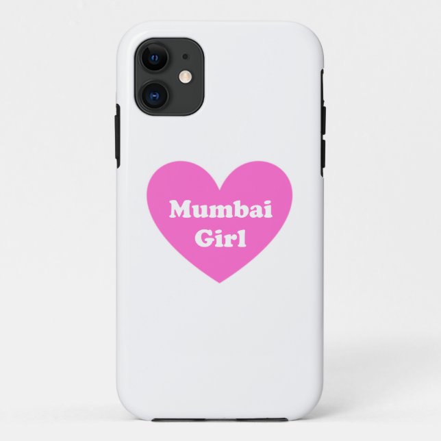 Funda De Case-Mate Para iPhone Chica de Mumbai (Reverso)
