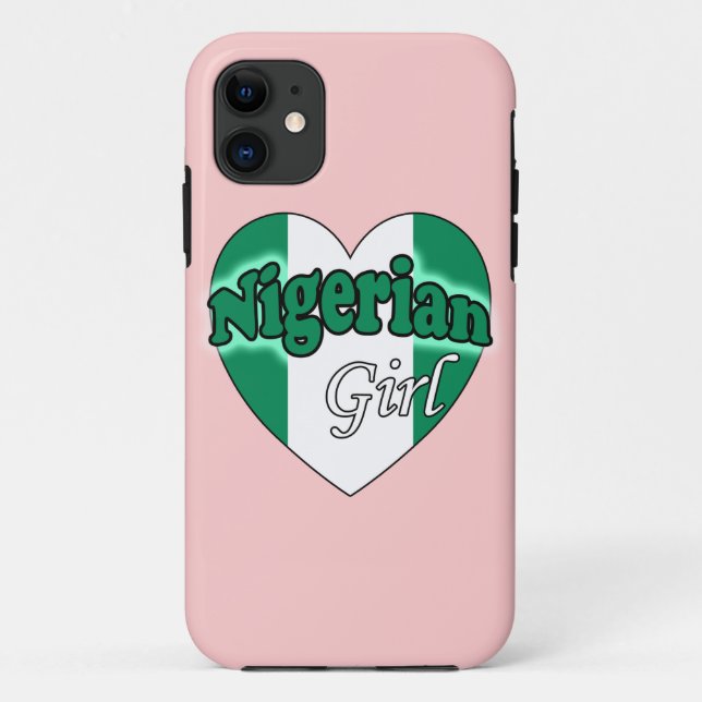 Funda De Case-Mate Para iPhone Chica de Nigeria (Reverso)