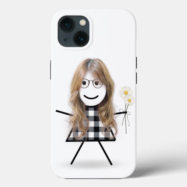 Funda De Case-Mate Para iPhone Chica de palo con maricones (Reverso )