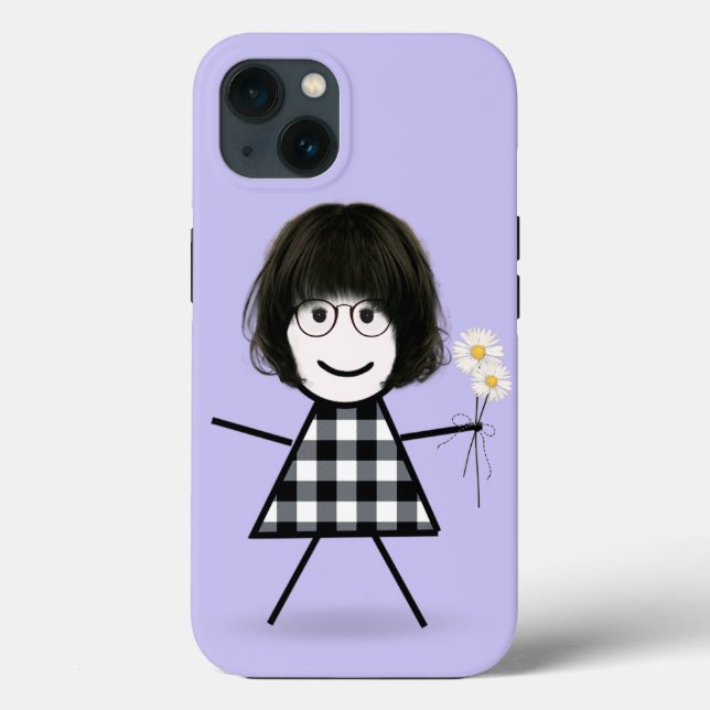 Funda De Case-Mate Para iPhone Chica de palo con maricones (Reverso )