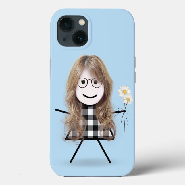 Funda De Case-Mate Para iPhone Chica de palo con maricones (Reverso )