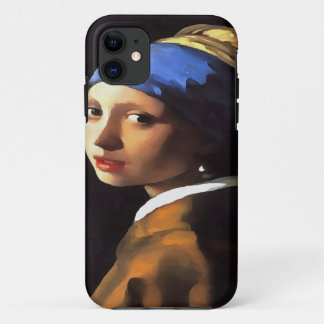 Funda Para iPhone 11 Chica de Perla tras Johannes Vermeer