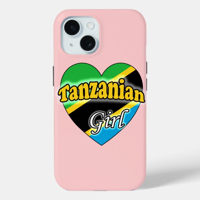 Funda De Case-Mate Para iPhone Chica de Tanzania (Reverso )