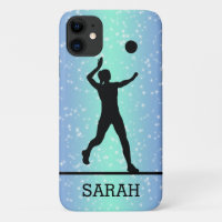 Chica de voleibol personalizado Sparkle