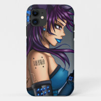 Chica del animado de la ciencia ficción