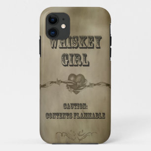 title_seo2 ¡Chica del whisky - precaución! Caja del teléfo