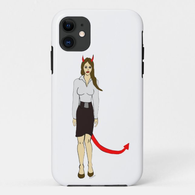 Funda De Case-Mate Para iPhone chica diablo (Reverso)