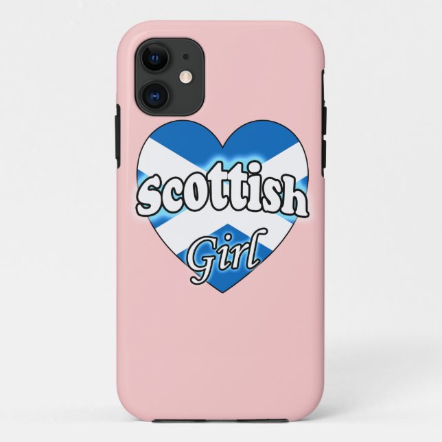 Funda De Case-Mate Para iPhone Chica Escocesa (Reverso)