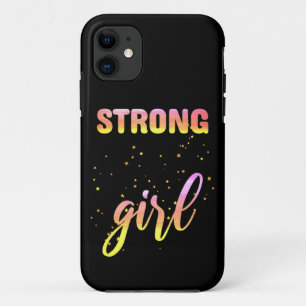 Funda Para iPhone 11 Chica fuerte Pastel Star