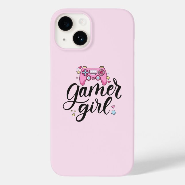 Funda De Case-Mate Para iPhone Chica Gamer (Reverso )