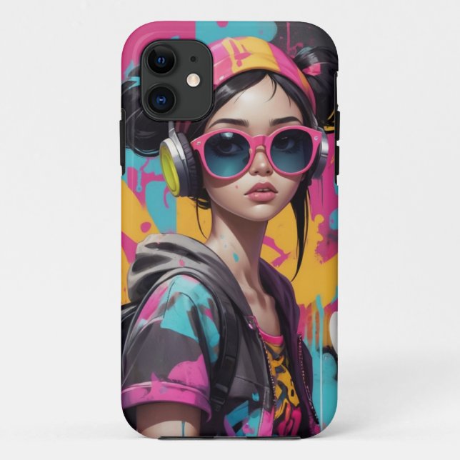 Funda De Case-Mate Para iPhone chica genial (Reverso)