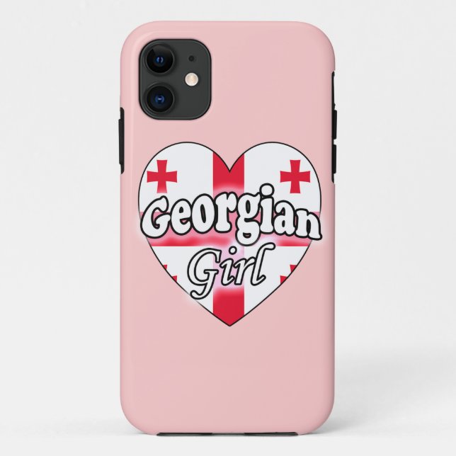Funda De Case-Mate Para iPhone Chica georgiano (Reverso)