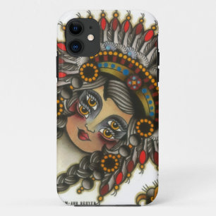 Funda Para iPhone 11 chica indio 3