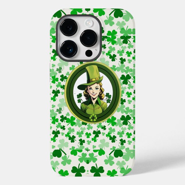 Funda De Case-Mate Para iPhone Chica irlandés (St. Patrick Day Holiday iPhone Case!)