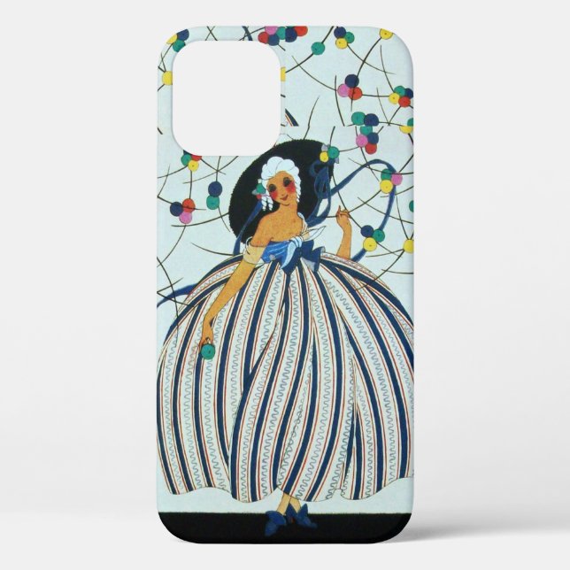 Funda De Case-Mate Para iPhone CHICA JOVEN Y BLANCO / Moda de belleza (Reverso )