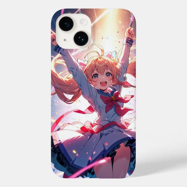 Funda De Case-Mate Para iPhone Chica mágico torpe (Reverso )