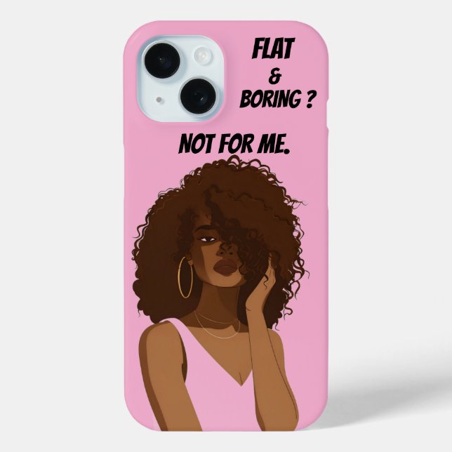 FUNDA DE Case-Mate PARA iPhone CHICA RIZADA (Reverso )